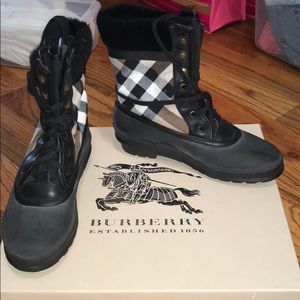 burberry winter boots
